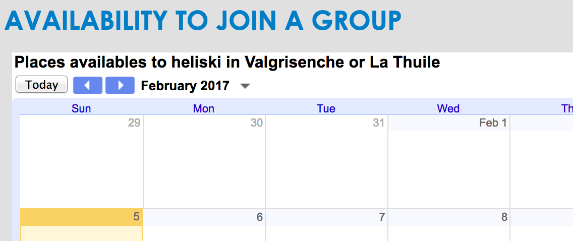 Heliski 6 jours  Vagrisenche